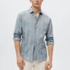 Chemise Slim Fit Coton Rayée