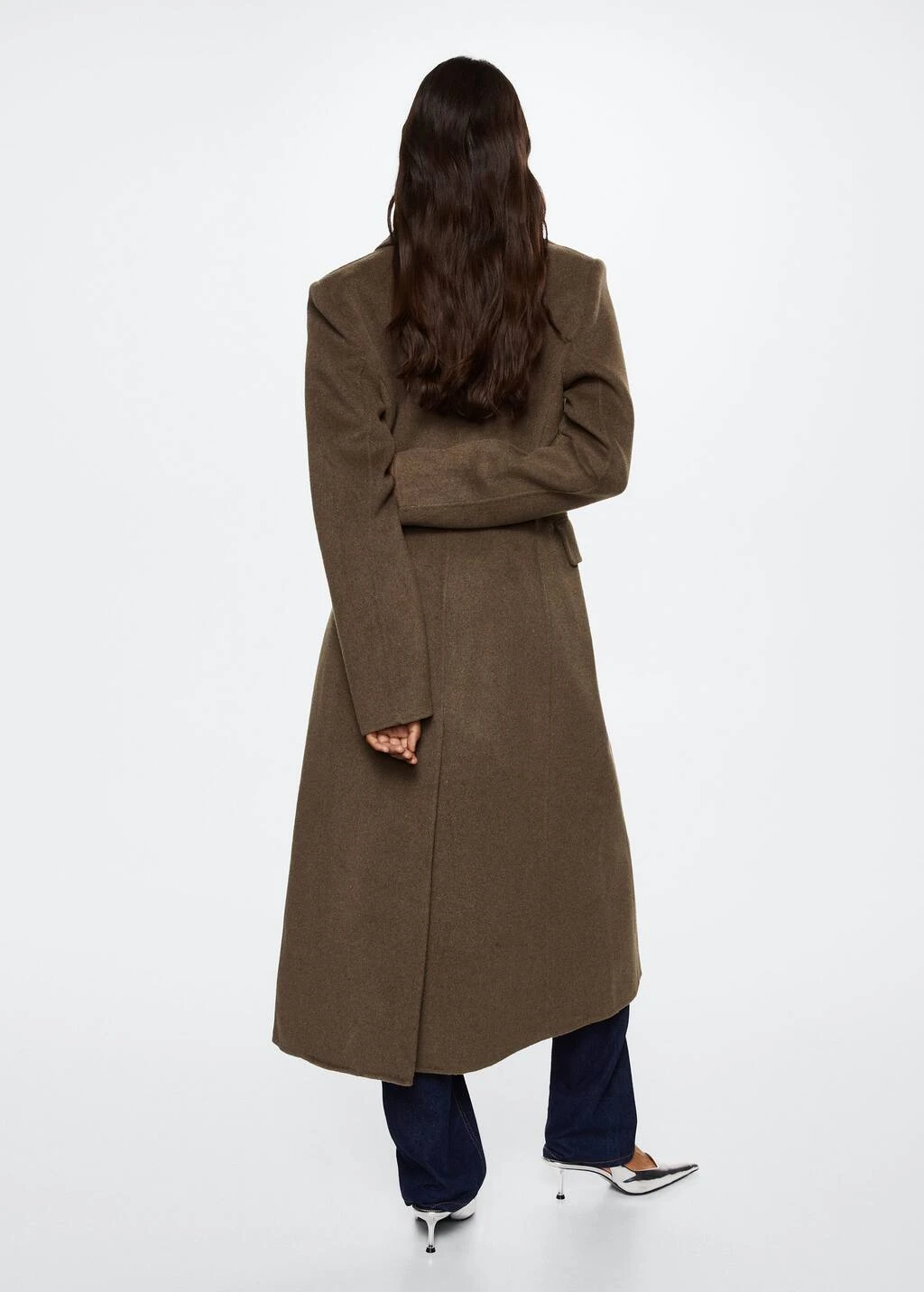 Manteau Laine Ajusté Fait Main – Image 13