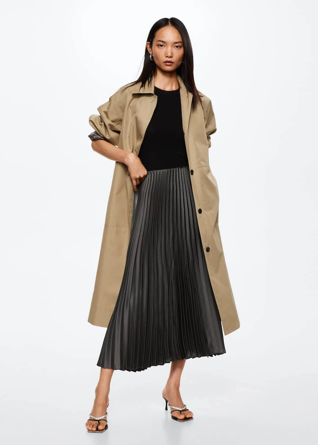 Jupe Plissée Satinée – Image 16