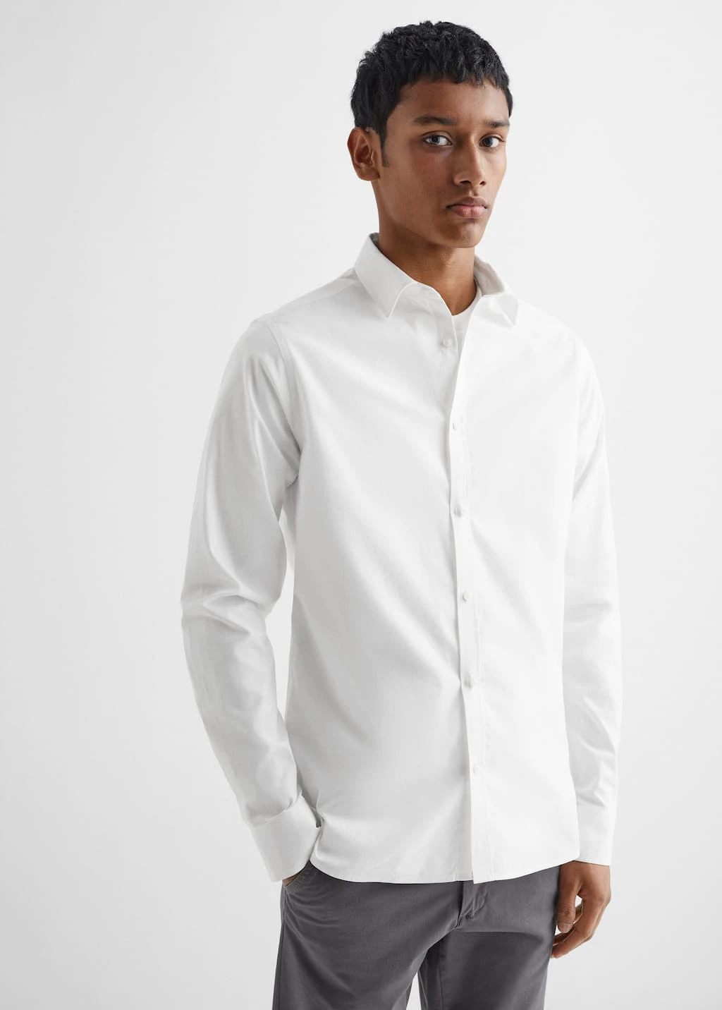 Chemise Slim-fit Essentielle Coton