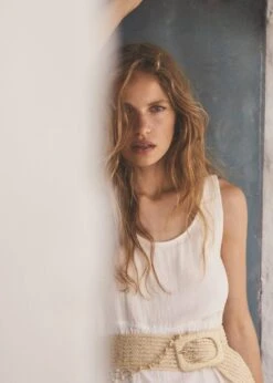 Ceinture Boucle Raphia