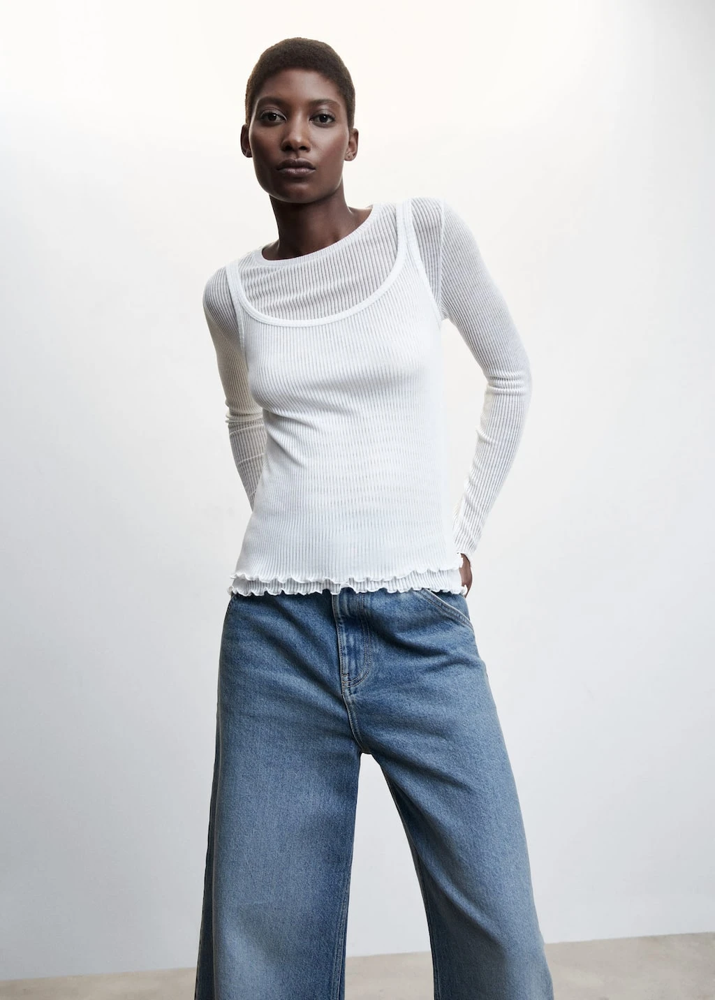 T-shirt Combiné Top