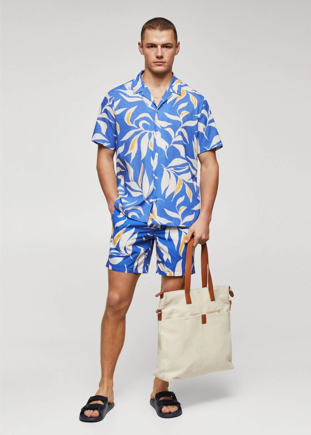 Maillot De Bain Imprimé Tropical – Image 2