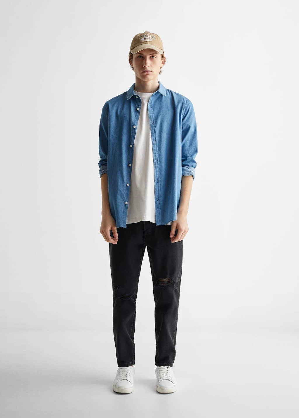 Jeans Tapered-fit DĂ©chirures â Image 16