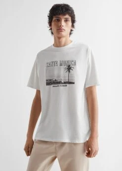 T-shirt En Coton Imprimé