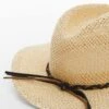 Chapeau Fibre Naturelle Cordon