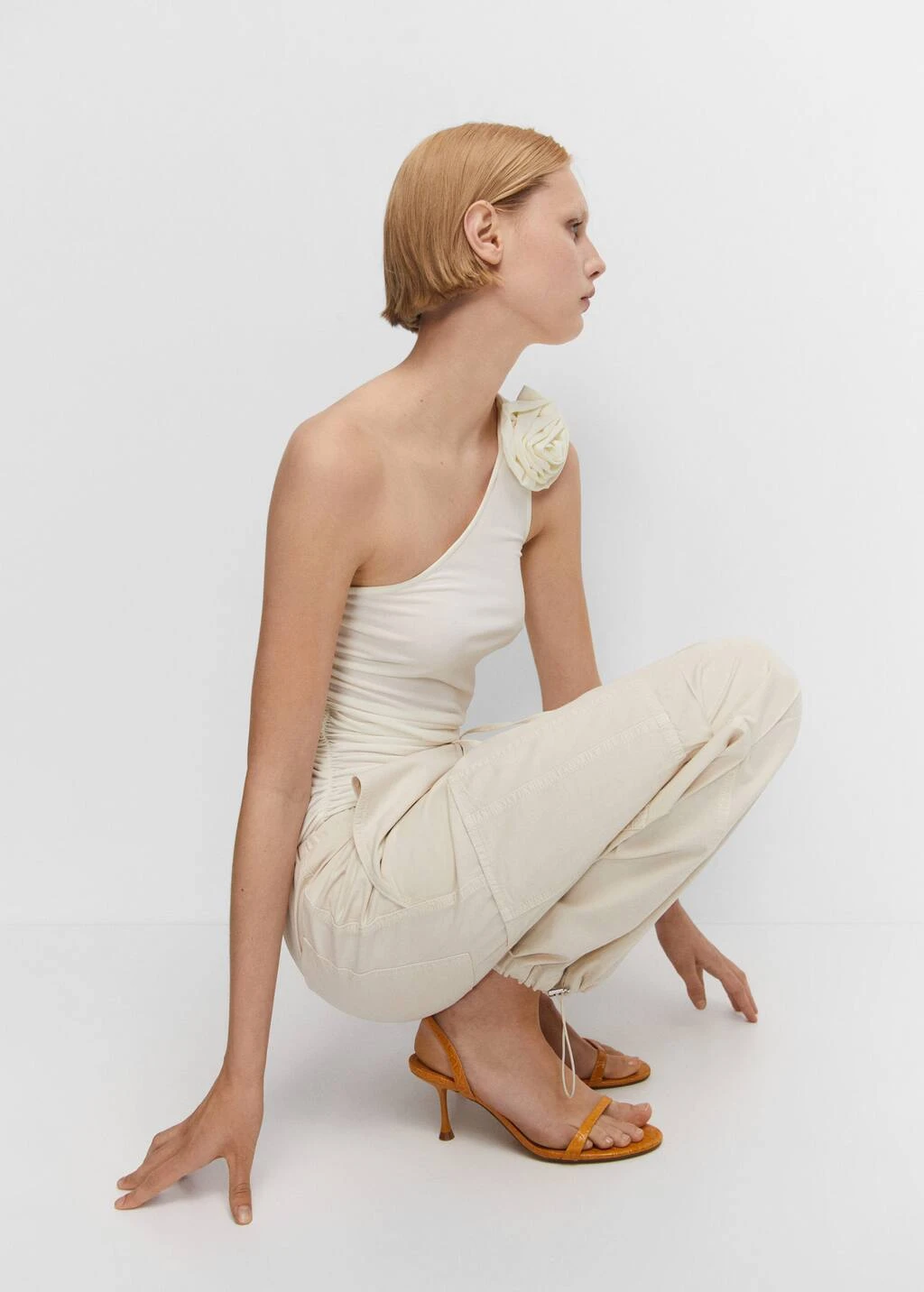 Sandales à Talon Effet Croco – Image 14