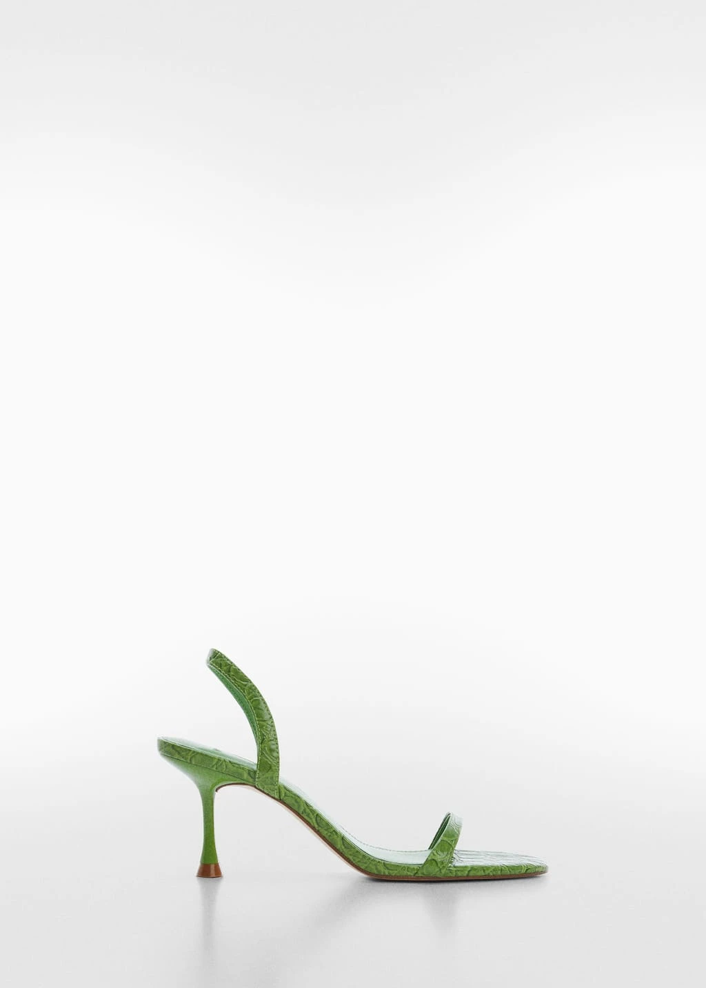 Sandales à Talon Effet Croco – Image 2