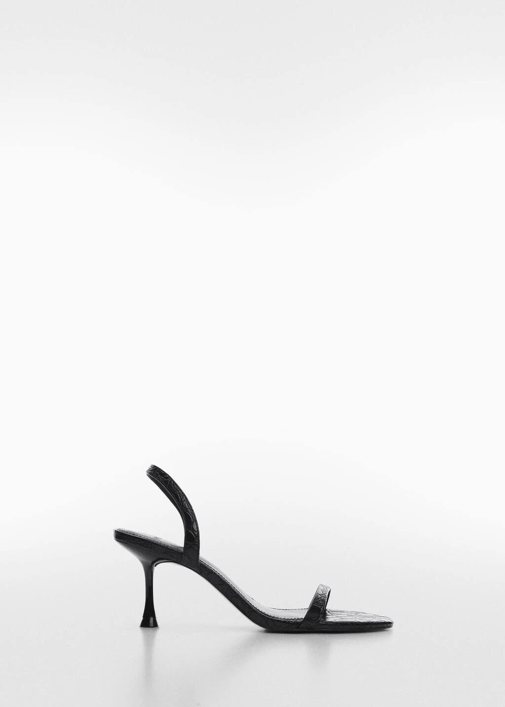 Sandales à Talon Effet Croco – Image 9