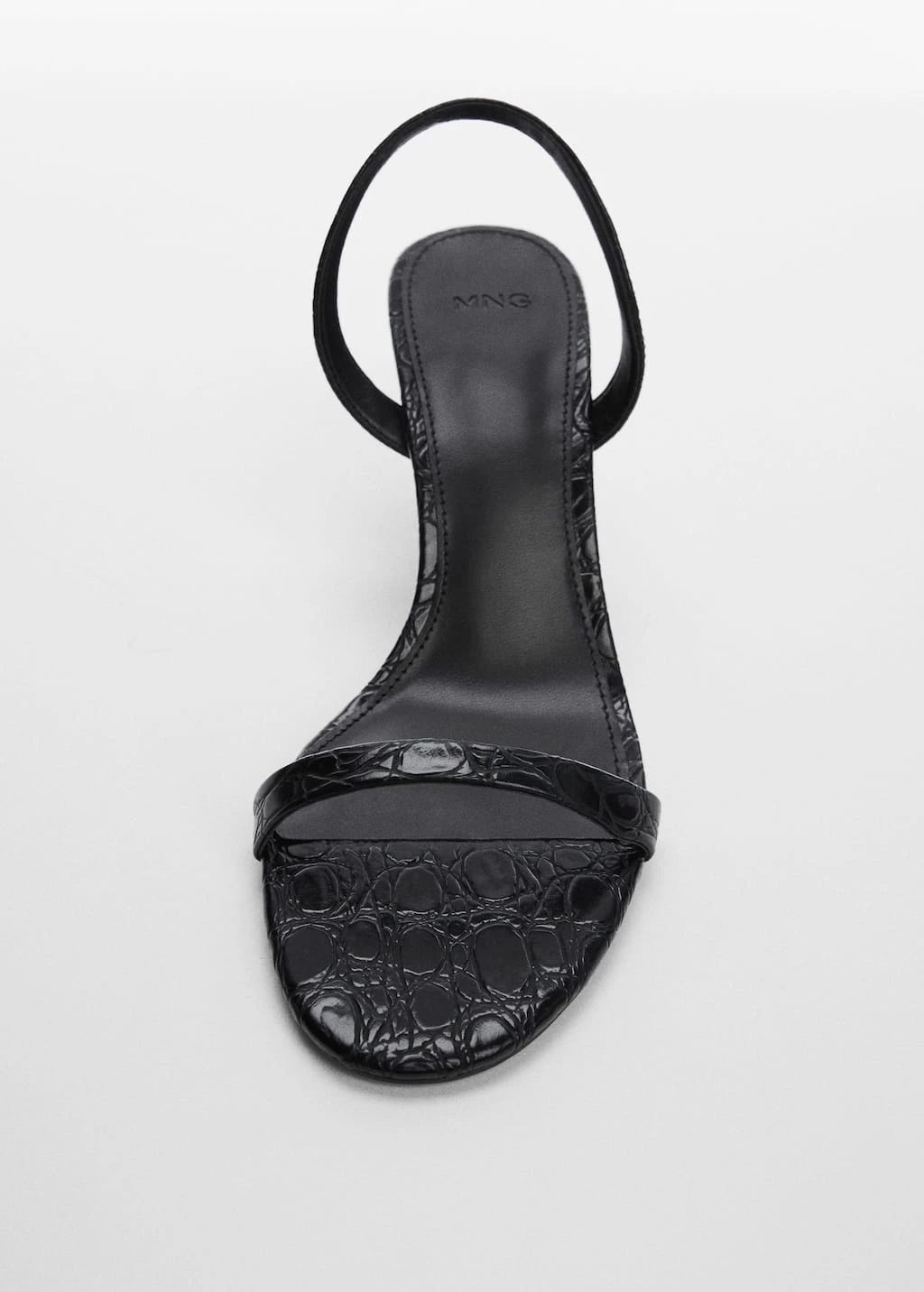 Sandales à Talon Effet Croco – Image 12