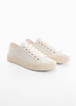 Baskets Lacées Coton