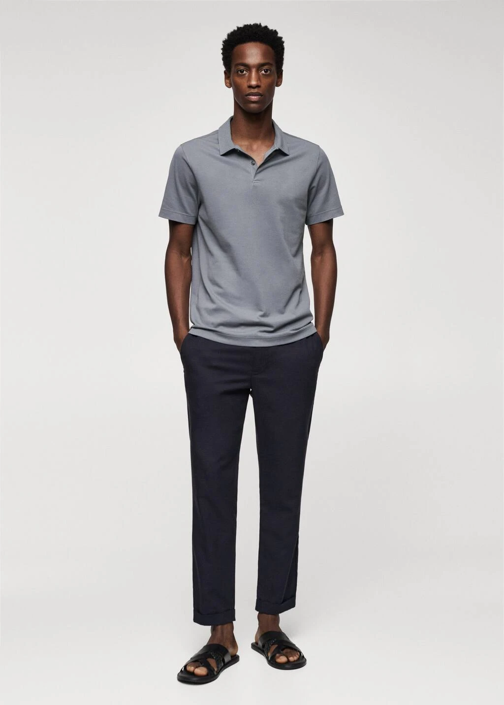 Polo Slim-fit Coton Texturé – Image 9