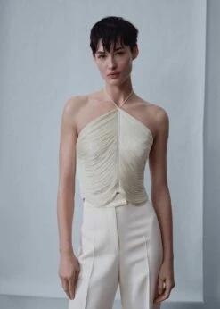 Top Emmanchures Américaines Franges