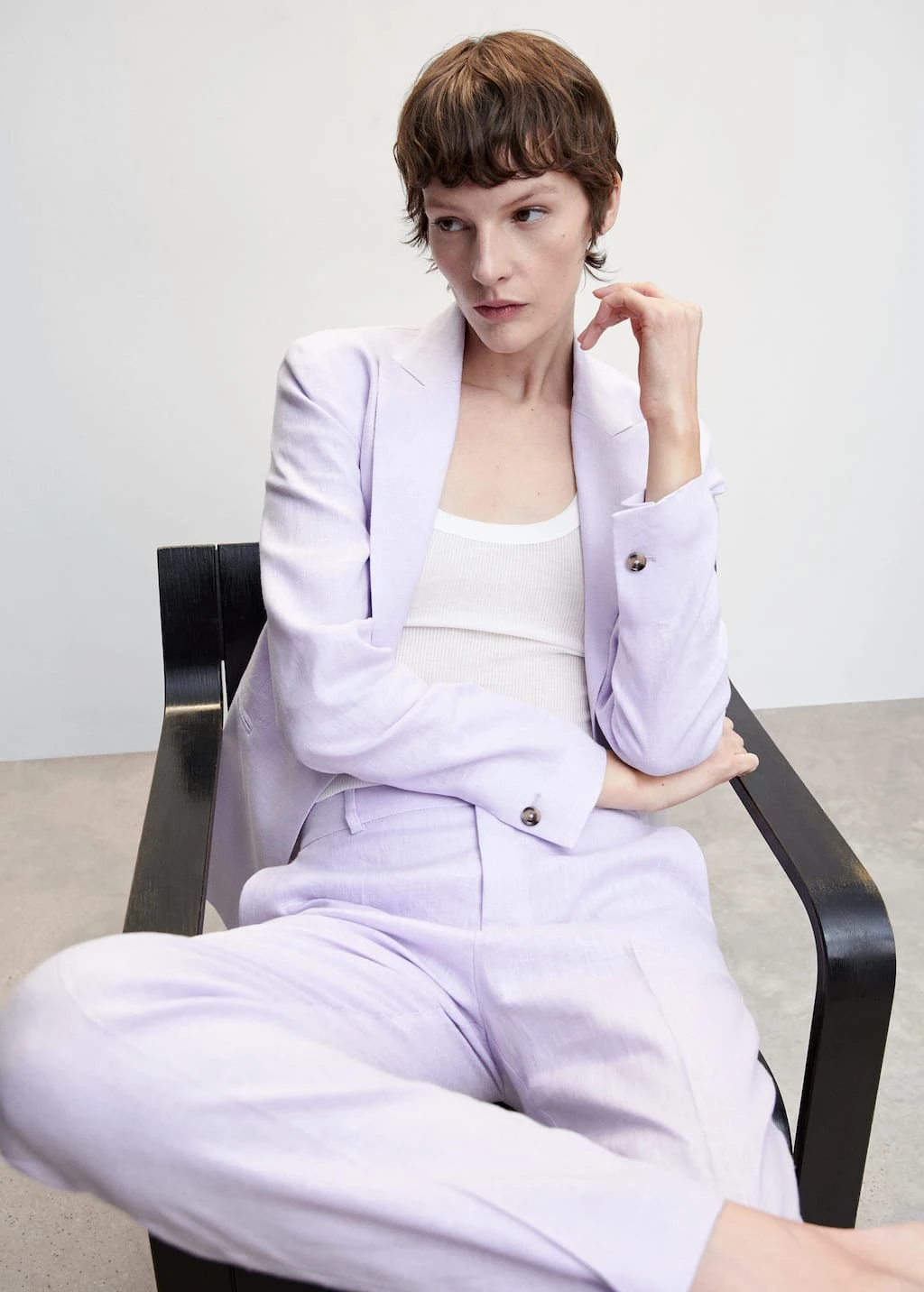 Pantalon Costume 100 % Lin – Image 5