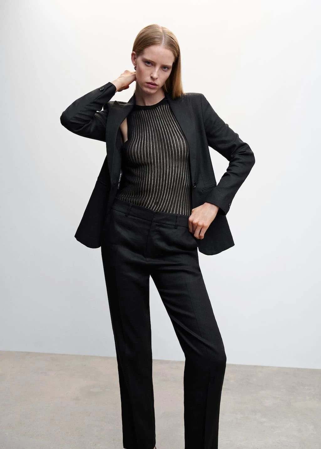 Pantalon Costume 100 % Lin – Image 14