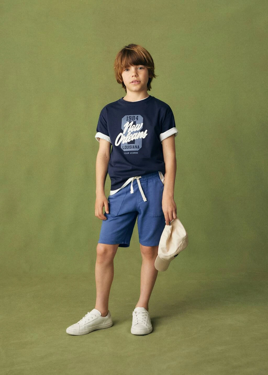 Bermuda Coton Taille élastique