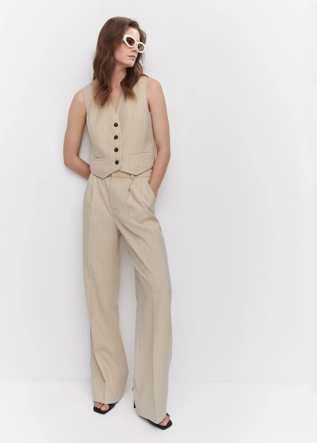 Pantalon à Fines Rayures – Image 5