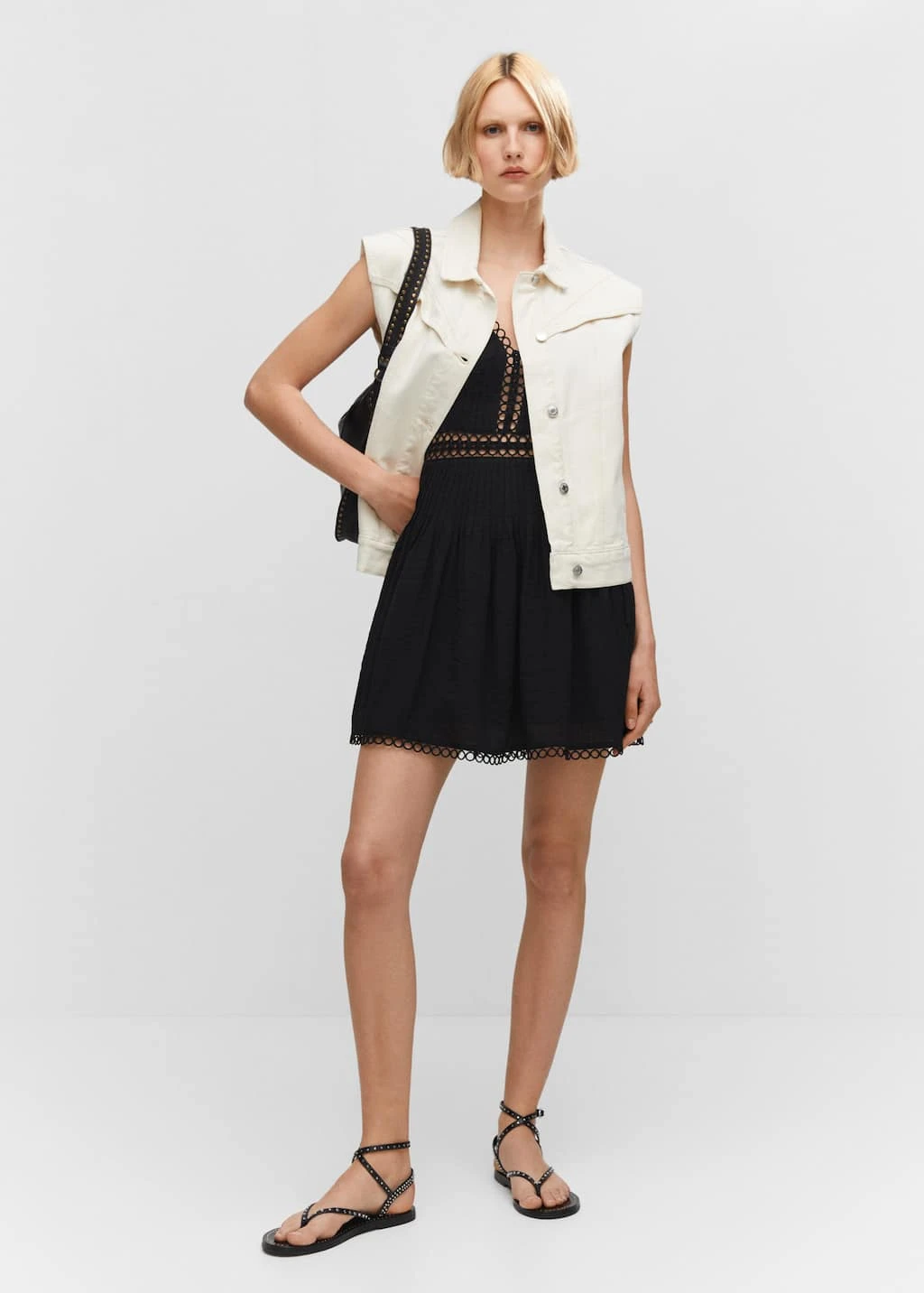 Robe Parties AjourĂ©es Bretelles Doubles â Image 2