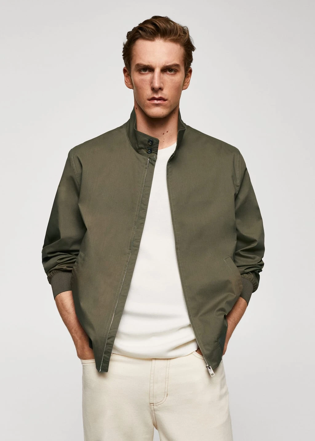 Veste Bomber Tissu Léger