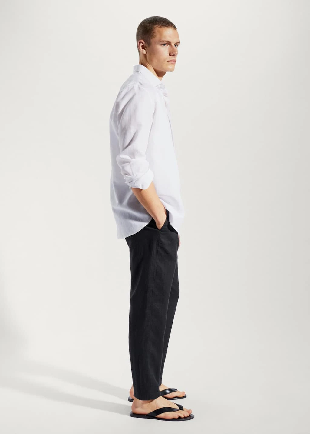 Pantalon 100 % Lin Slim Fit – Image 14