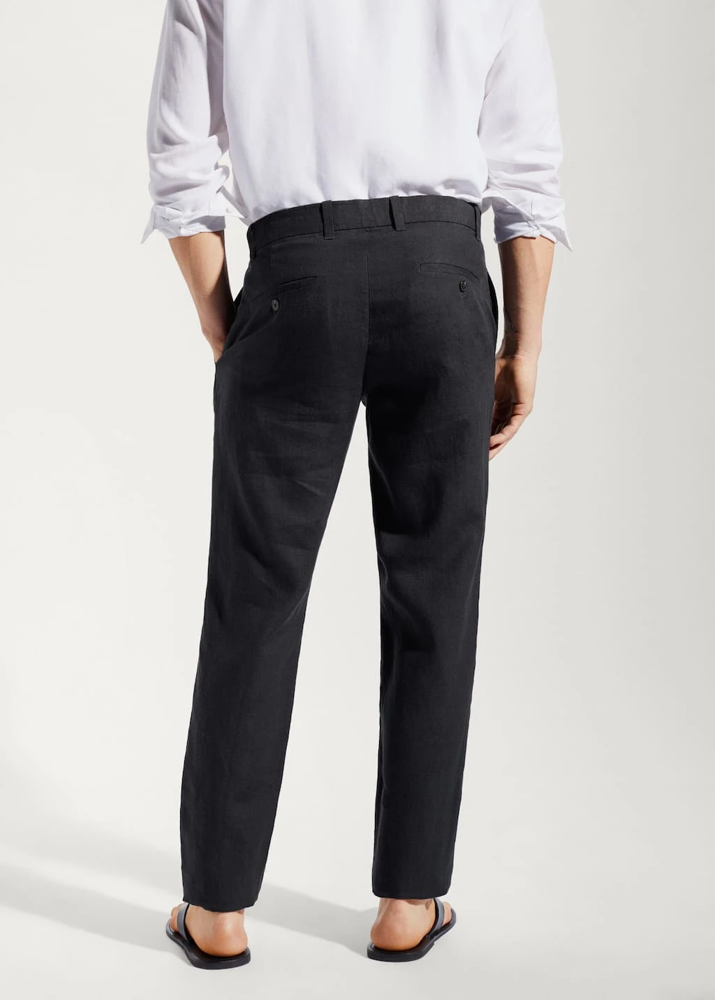 Pantalon 100 % Lin Slim Fit – Image 12