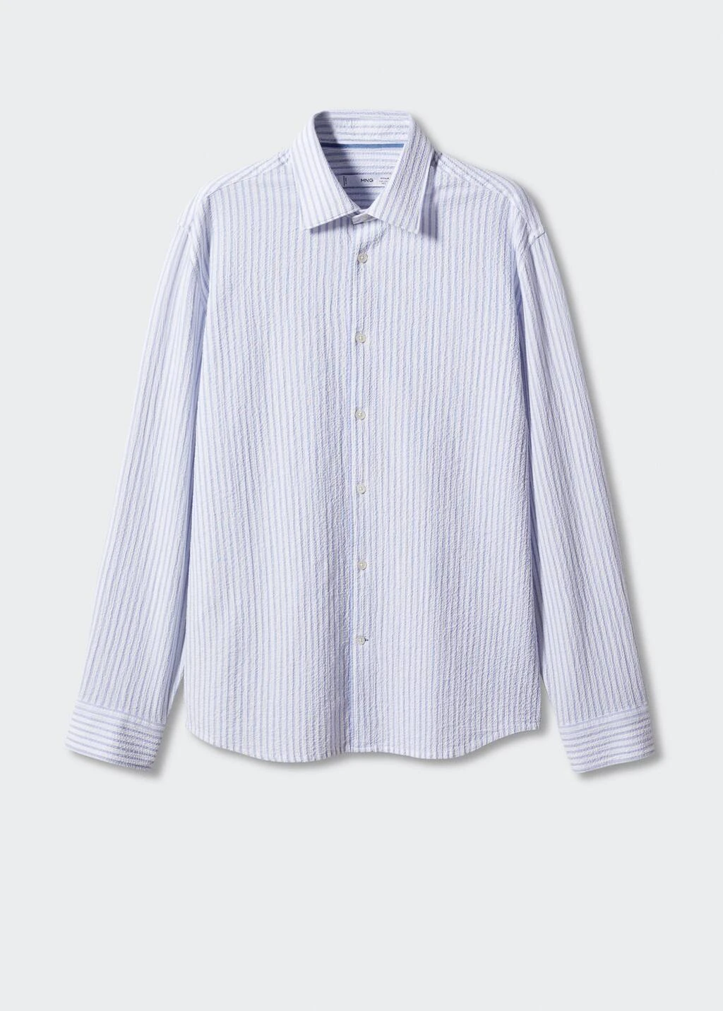Chemise 100 % Coton Seersucker Rayures – Image 8