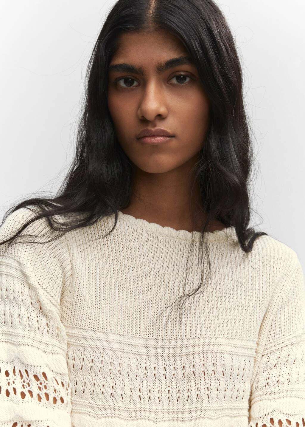 Pull-over AjourĂ© Manches Cloche â Image 4