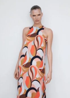 Robe Imprimée à Emmanchures Américaines