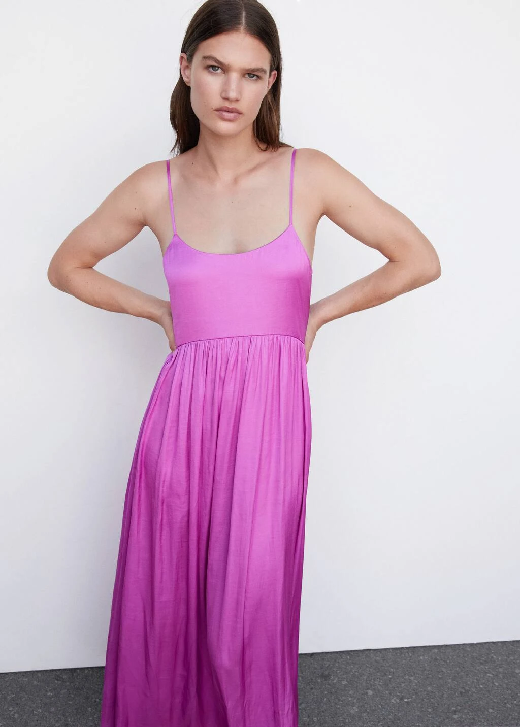 Robe Longue Satinée