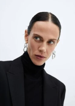 Boucles D'oreilles Asymétriques Cristaux