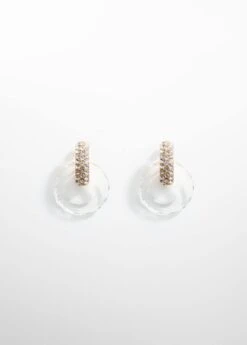 Boucles D'oreilles Entrelacées Cristal