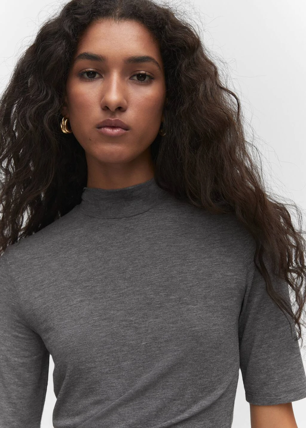 T-shirt Col Montant â Image 4