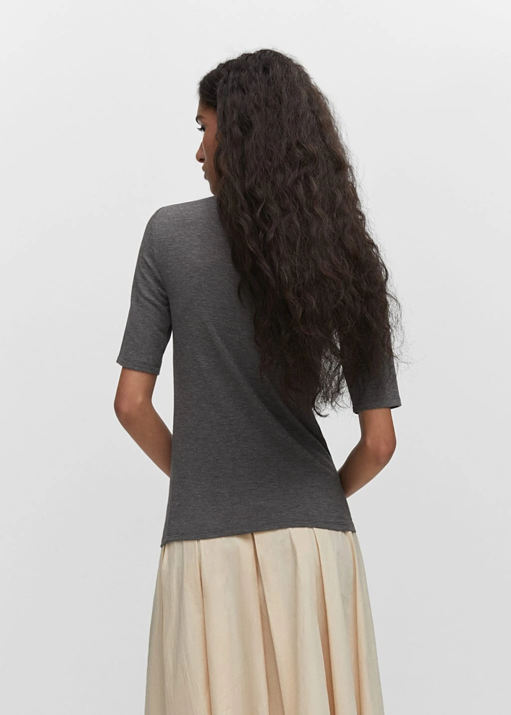 T-shirt Col Montant â Image 3