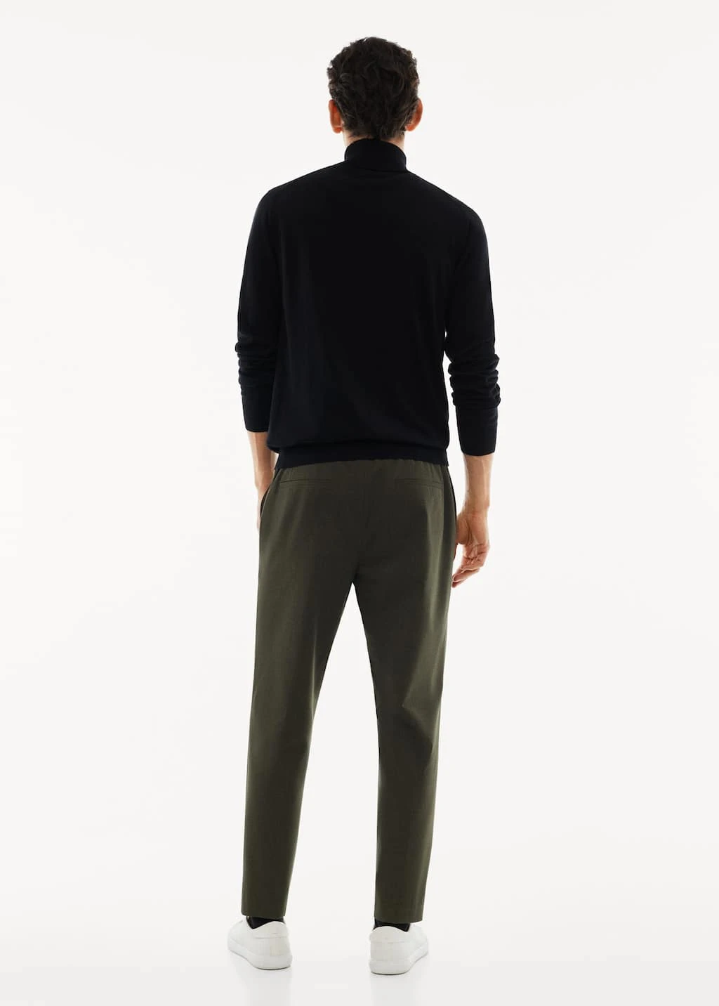 Pull-over 100 % Laine Mérinos Col Montant – Image 10