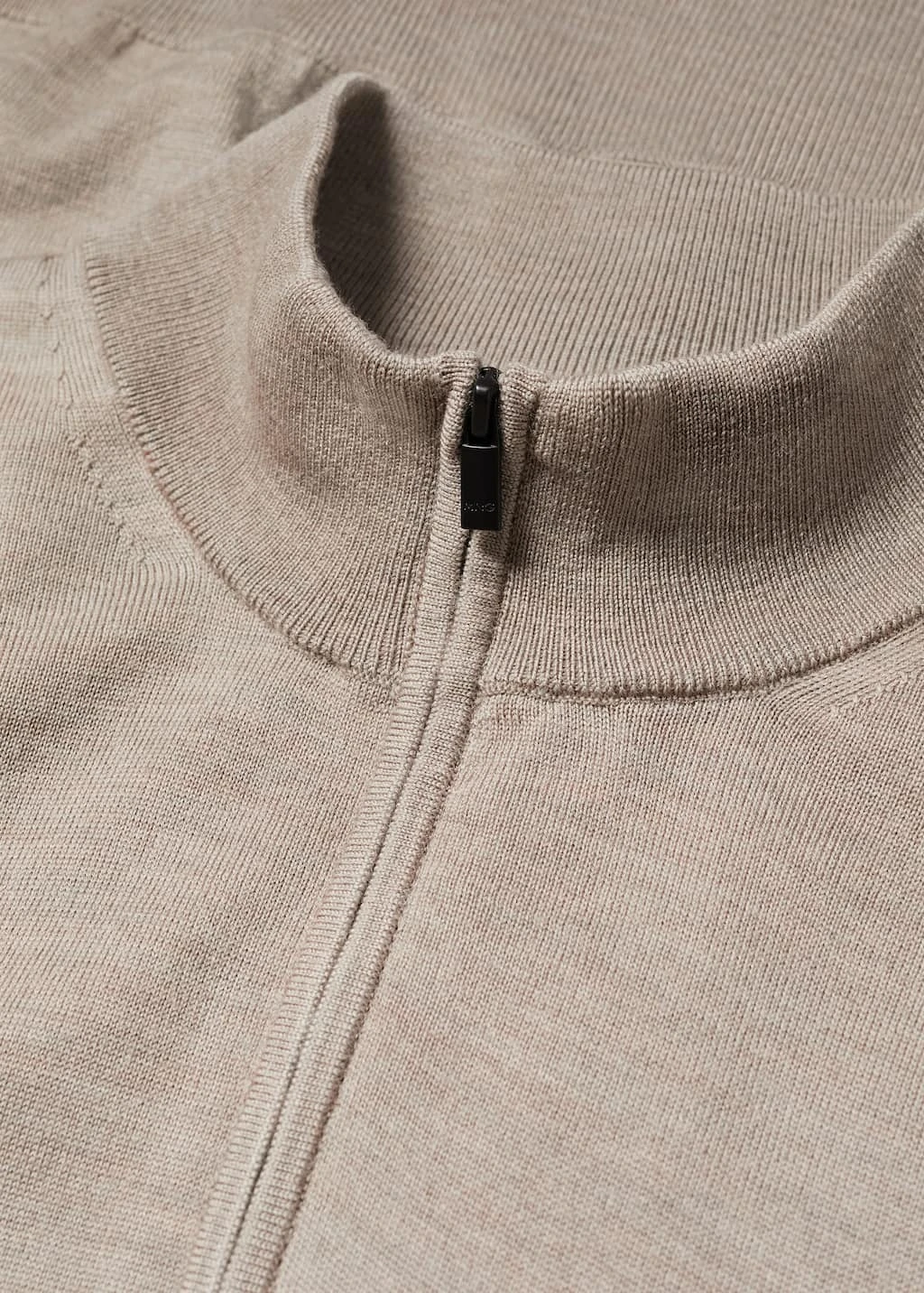 Pull-over 100 % Laine Mérinos Col Zippé – Image 6