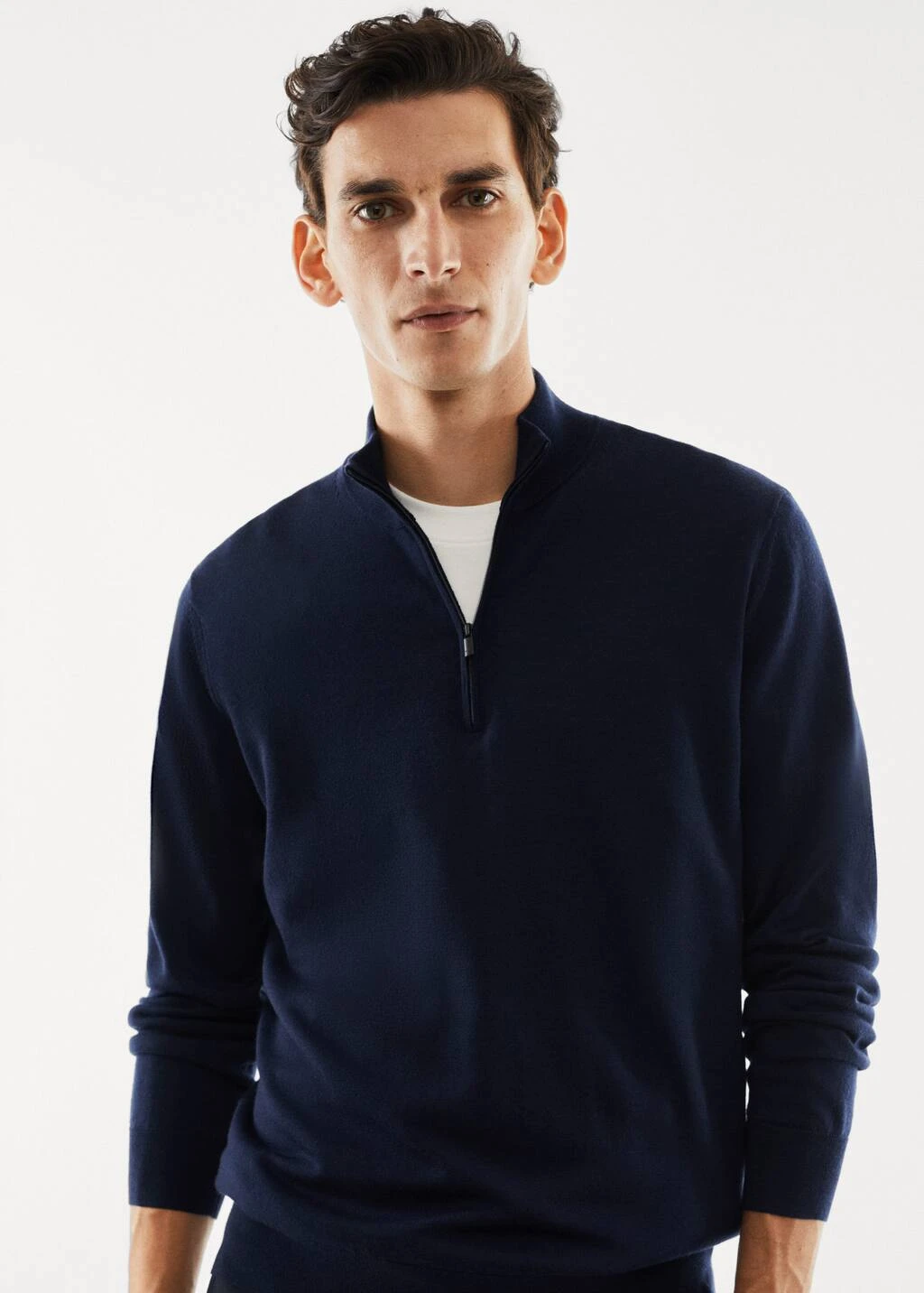 Pull-over 100 % Laine Mérinos Col Zippé – Image 18