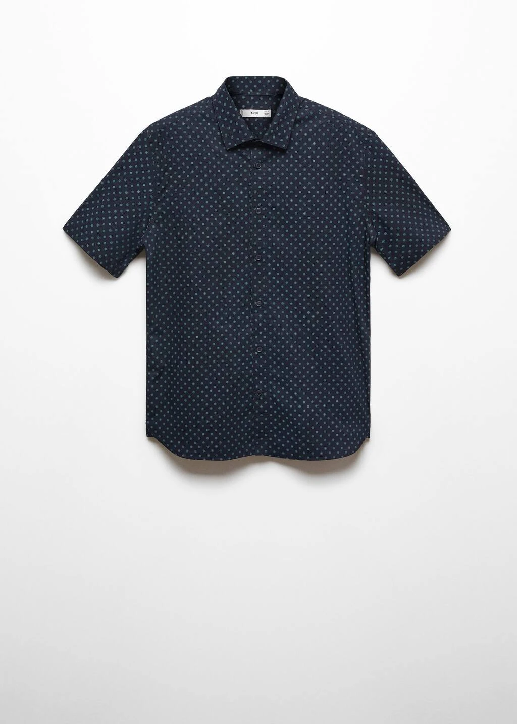 Chemise 100Â % Coton Manches Courtes Fleurs â Image 7