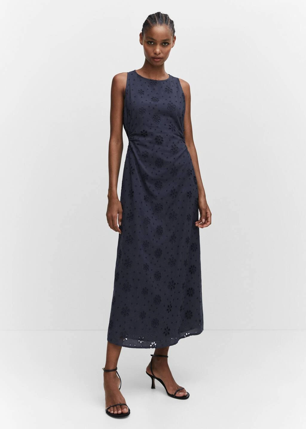 Robe Brodée Ouvertures Latérales – Image 2