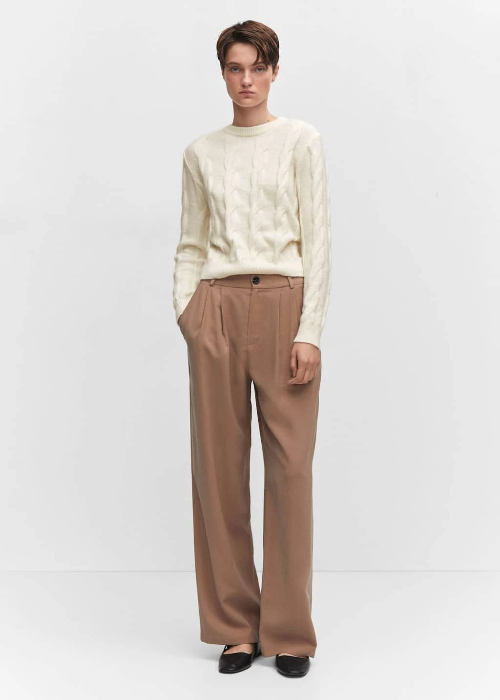 Pull-over Maille Torsadée – Image 2