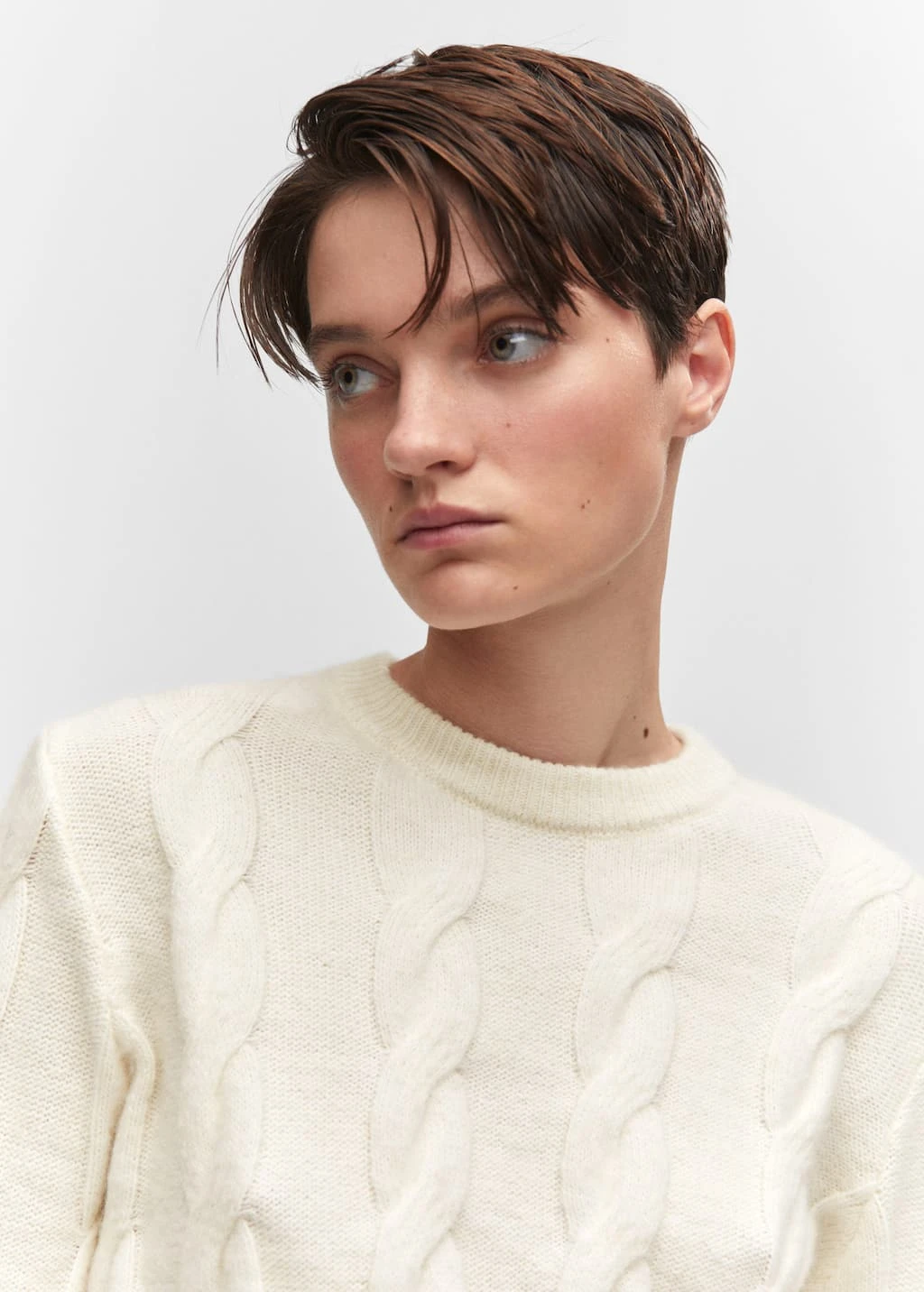 Pull-over Maille Torsadée – Image 4