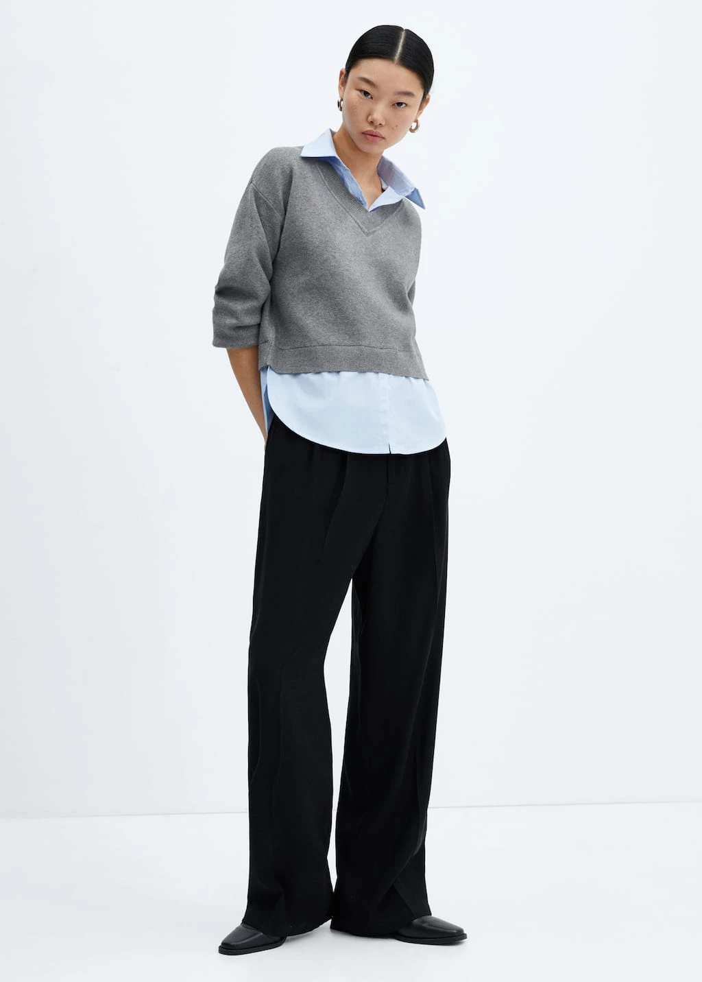 Pull-over Chemise CombinĂ© â Image 2