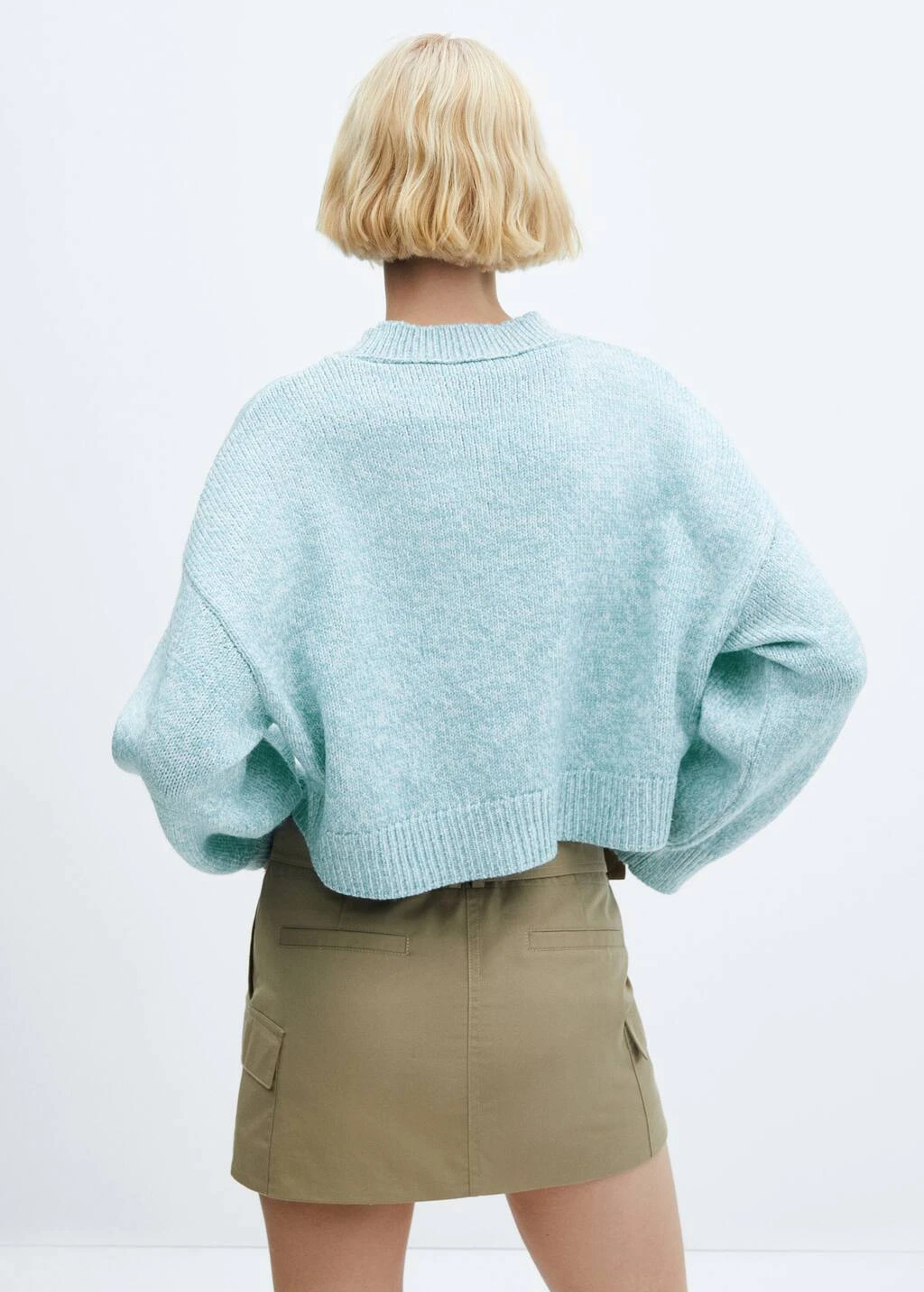 Pull-over Crop Manches Bouffantes – Image 3