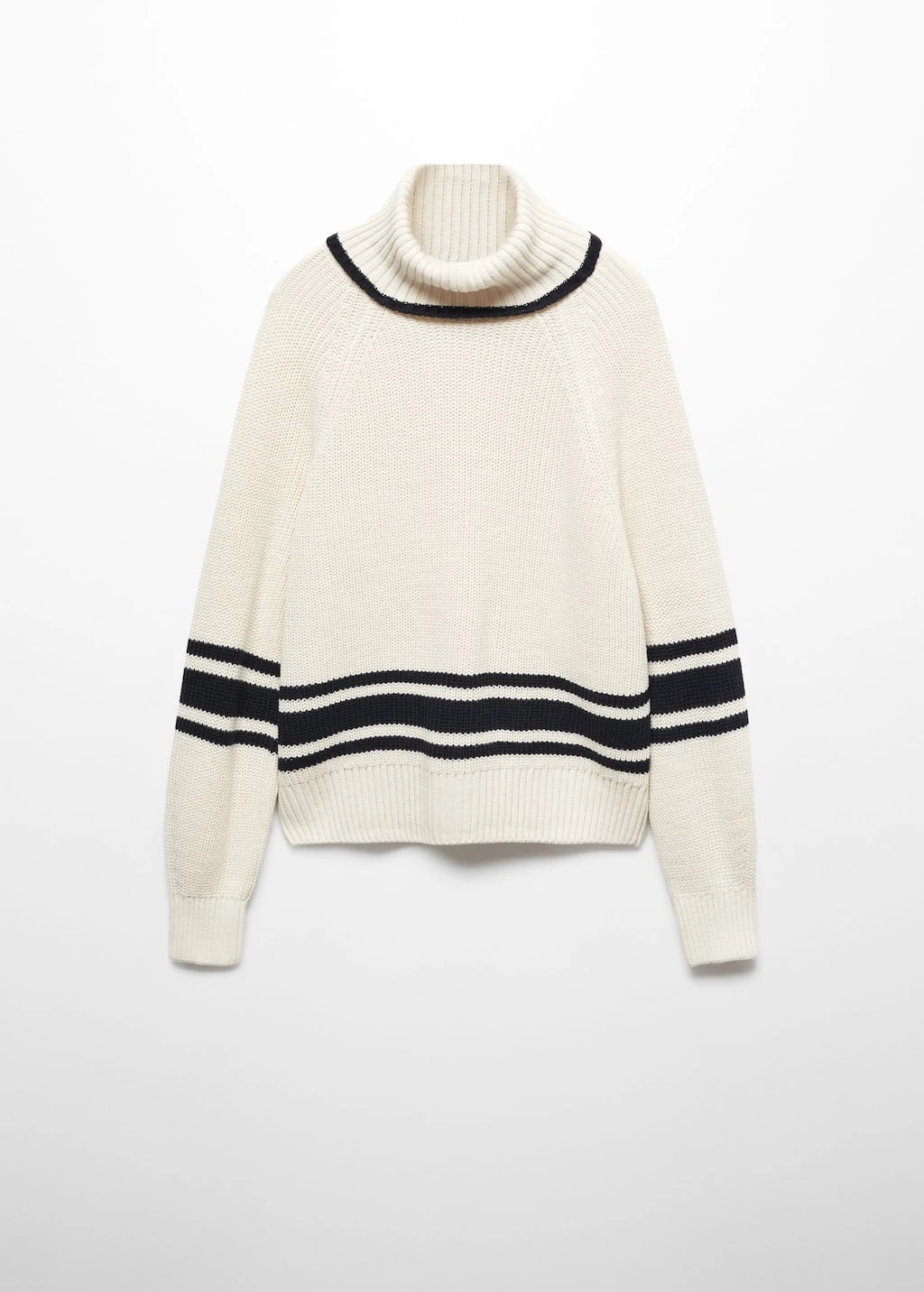 Pull-over Rayures Col Roulé – Image 7