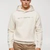 Sweat-shirt Capuche Coton Texte