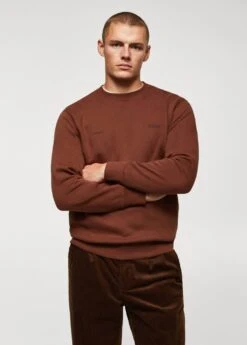 Sweat-shirt Coton Texte