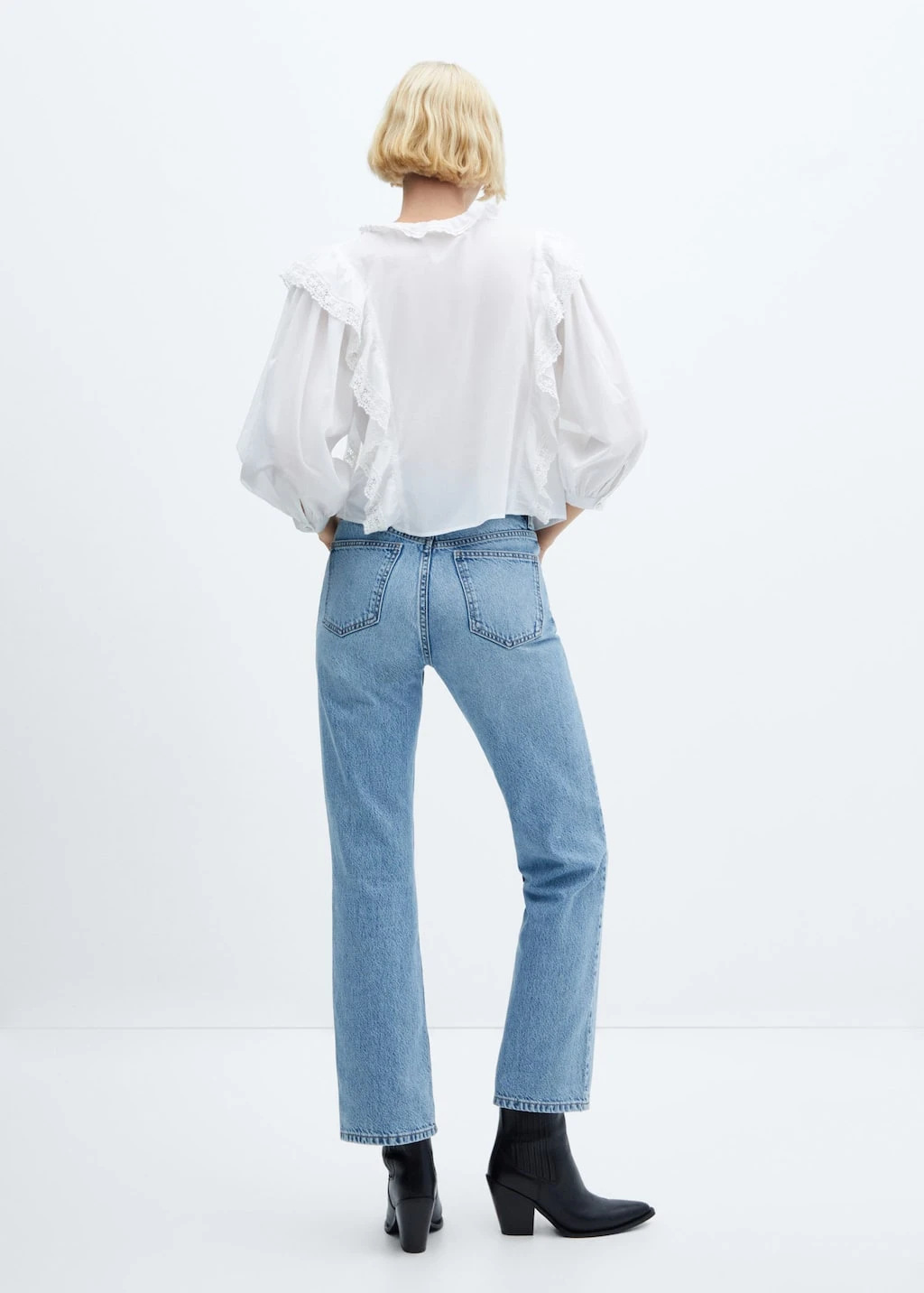 Blouse VolantĂ©e Dentelle â Image 3