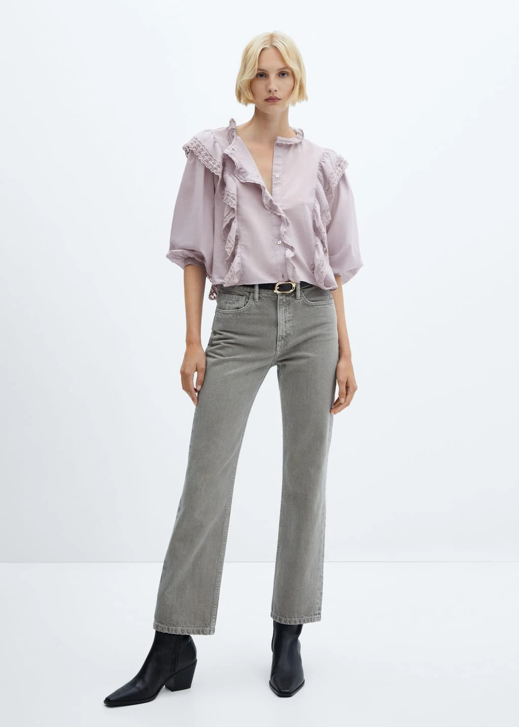 Blouse VolantĂ©e Dentelle â Image 9