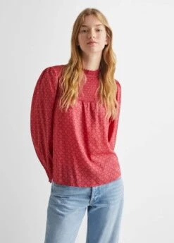 Blouse Imprimée Froncée