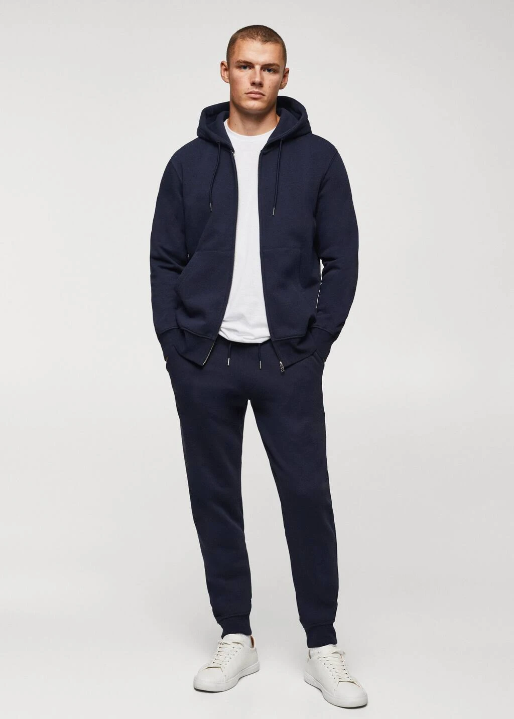 Sweat-shirt Coton Zippé Capuche – Image 2