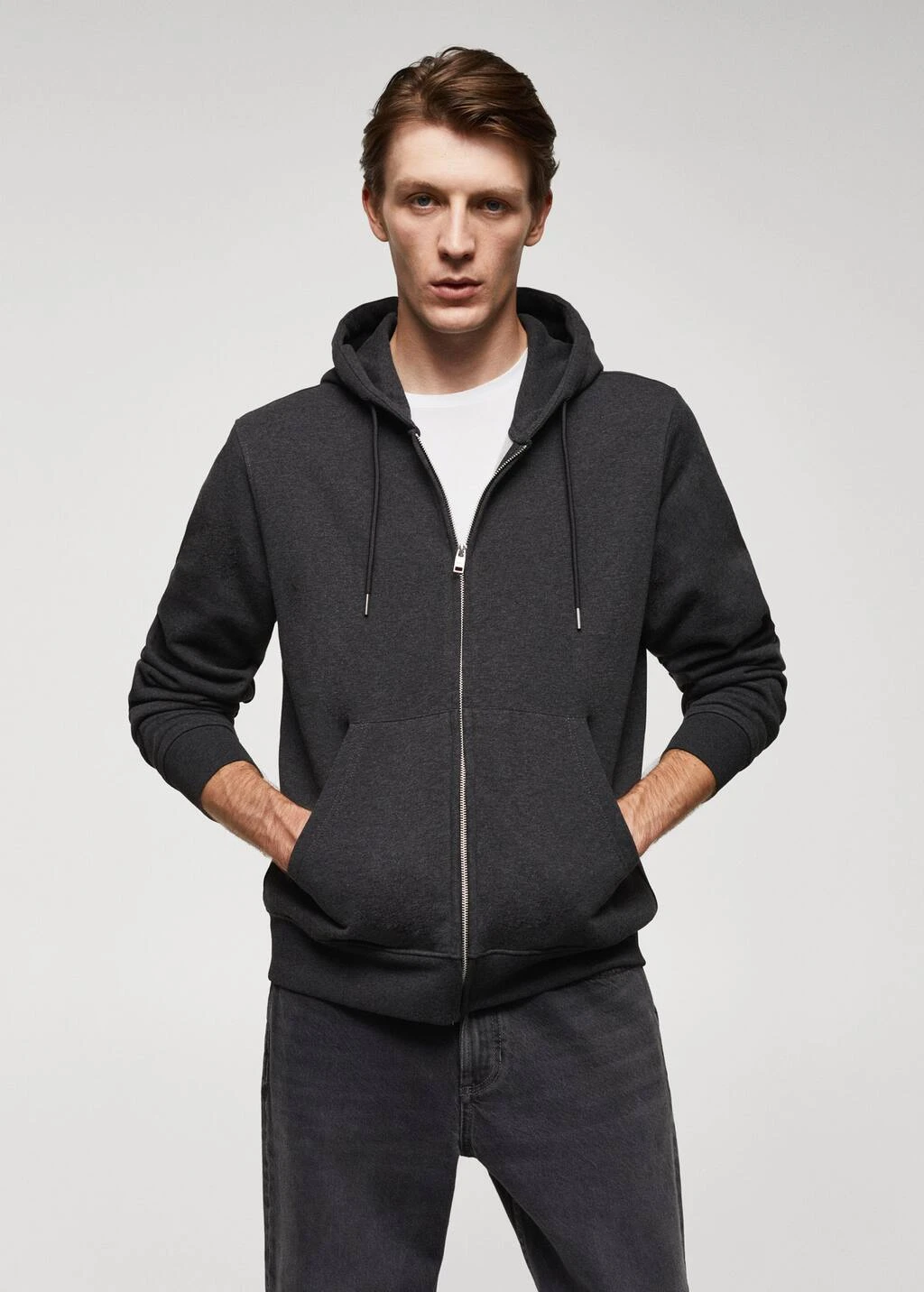 Sweat-shirt Coton Zippé Capuche – Image 8